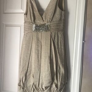 Gold BCBGMaxAzria Dress
